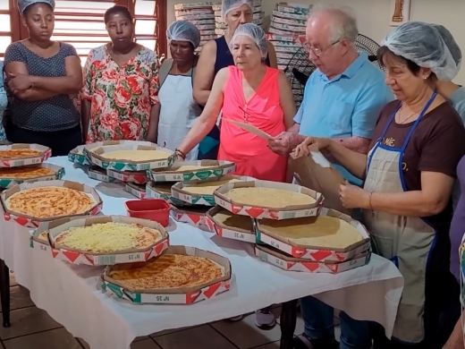 Pizza Solidária do Padre João Rípoli em benefício da FRASOL