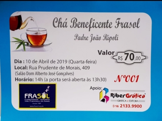 Chá Beneficente Frasol